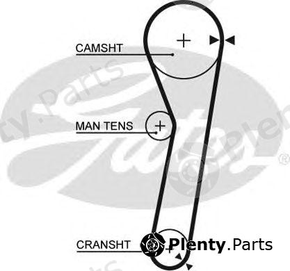  GATES part 5261XS Timing Belt