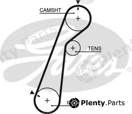 GATES part 5478XS Timing Belt - Plenty.Parts