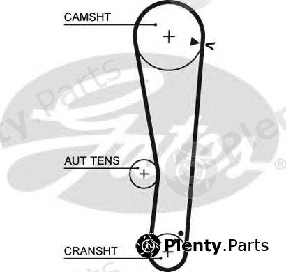  GATES part 5568XS Timing Belt
