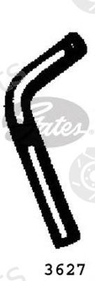  GATES part 3627 Radiator Hose