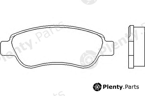 TEXTAR part 2395901 Brake Pad Set, disc brake