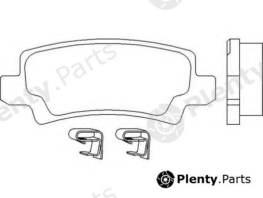  TEXTAR part 2381601 Brake Pad Set, disc brake