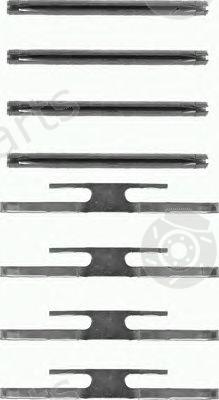  TEXTAR part 82012800 Accessory Kit, disc brake pads