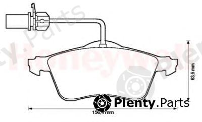  JURID part 573106J Brake Pad Set, disc brake