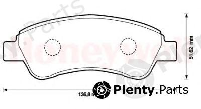  JURID part 573030J-AS (573030JAS) Brake Pad Set, disc brake