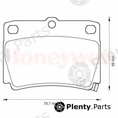  JURID part 572519J Brake Pad Set, disc brake