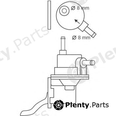  QUINTON HAZELL part QFP84 Fuel Pump