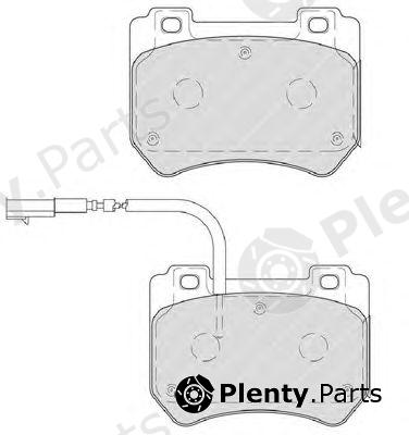  FERODO part FDB4206 Brake Pad Set, disc brake