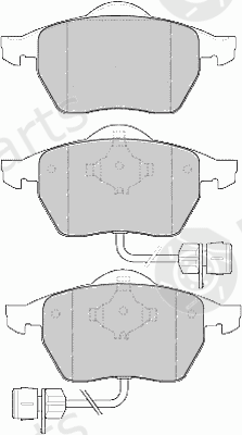  FERODO part FDB1297 Brake Pad Set, disc brake