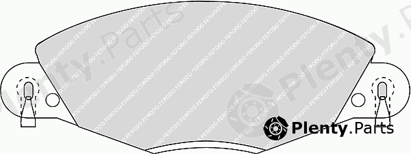  FERODO part FSL1412 Brake Pad Set, disc brake