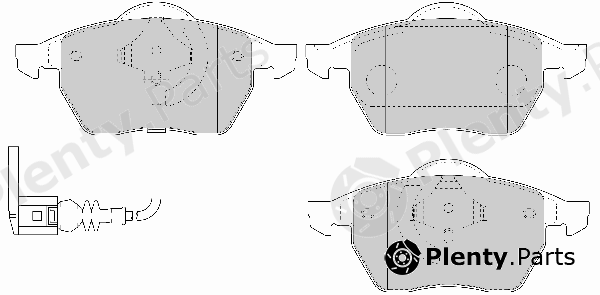  FERODO part FSL1463 Brake Pad Set, disc brake
