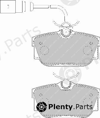  FERODO part FDB1482 Brake Pad Set, disc brake