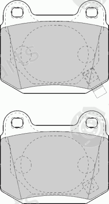  FERODO part FDB1562 Brake Pad Set, disc brake
