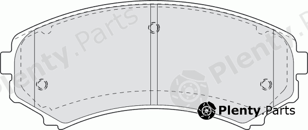  FERODO part FDB1603 Brake Pad Set, disc brake