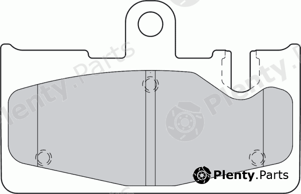  FERODO part FDB1689 Brake Pad Set, disc brake