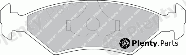  FERODO part FSL206 Brake Pad Set, disc brake