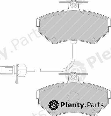  FERODO part FDB1451 Brake Pad Set, disc brake