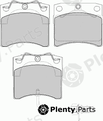  FERODO part FVR1492 Brake Pad Set, disc brake