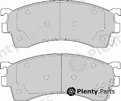  FERODO part FDB950 Brake Pad Set, disc brake