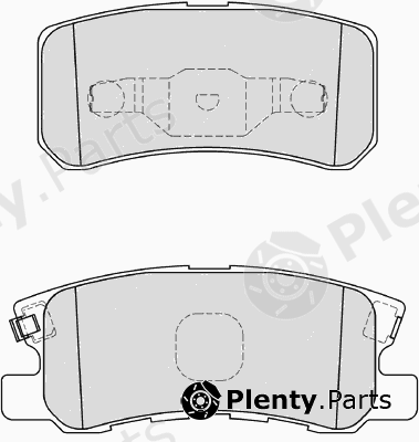  FERODO part FDB1992 Brake Pad Set, disc brake