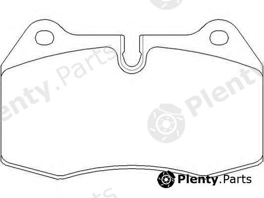  BREMBO part P06018 Brake Pad Set, disc brake