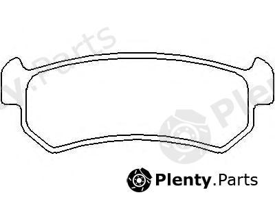  BREMBO part P10001 Brake Pad Set, disc brake