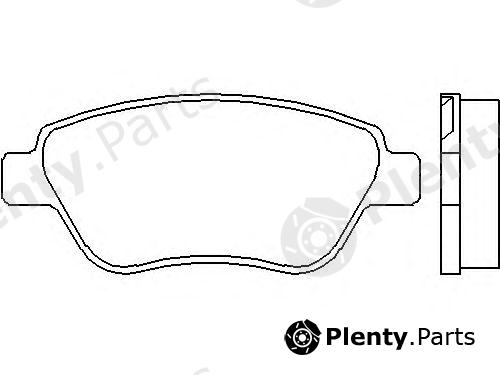  BREMBO part P23099 Brake Pad Set, disc brake