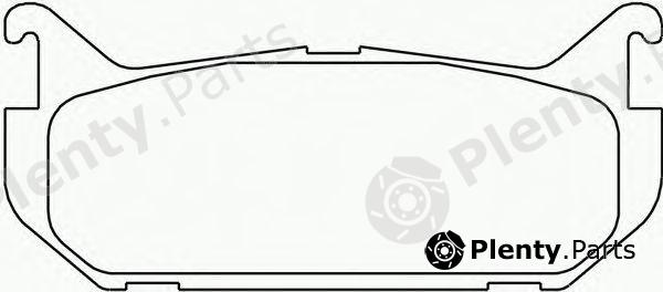  BREMBO part P24036 Brake Pad Set, disc brake