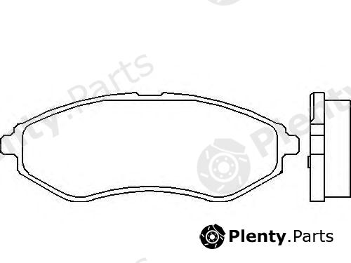  BREMBO part P24048 Brake Pad Set, disc brake