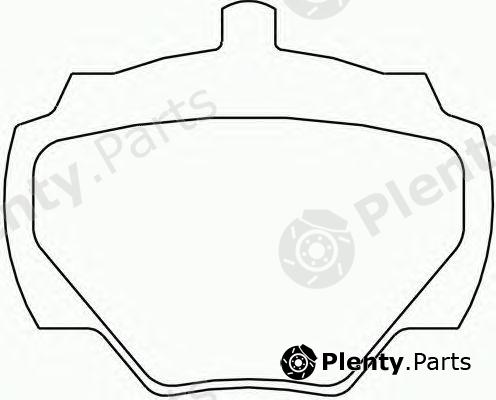  BREMBO part P44001 Brake Pad Set, disc brake