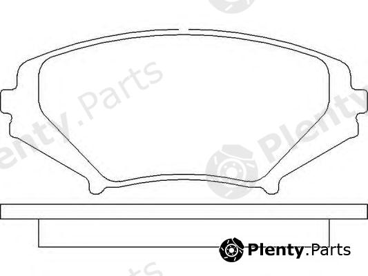  BREMBO part P49034 Brake Pad Set, disc brake