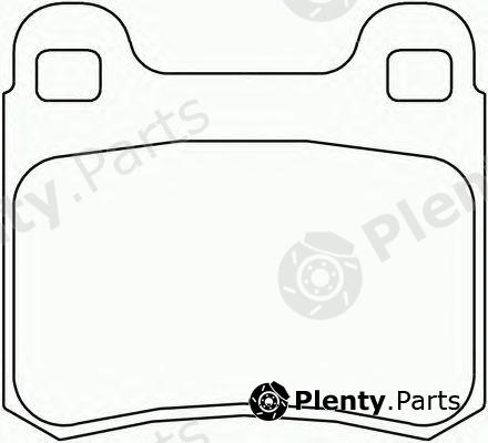  BREMBO part P50013 Brake Pad Set, disc brake