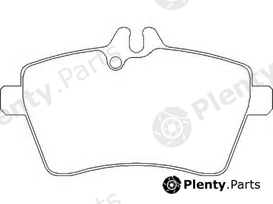  BREMBO part P50054 Brake Pad Set, disc brake