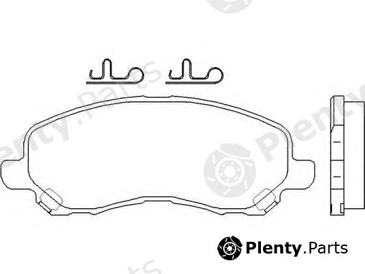  BREMBO part P54030 Brake Pad Set, disc brake