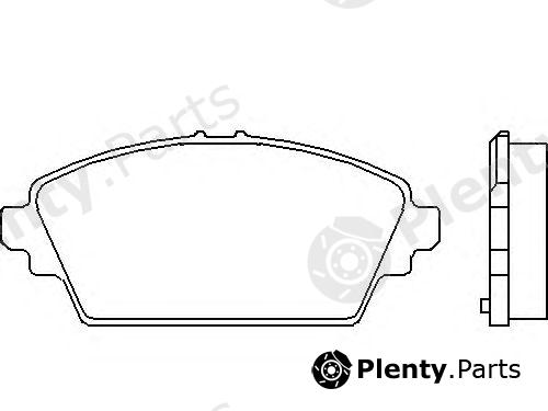  BREMBO part P56044 Brake Pad Set, disc brake