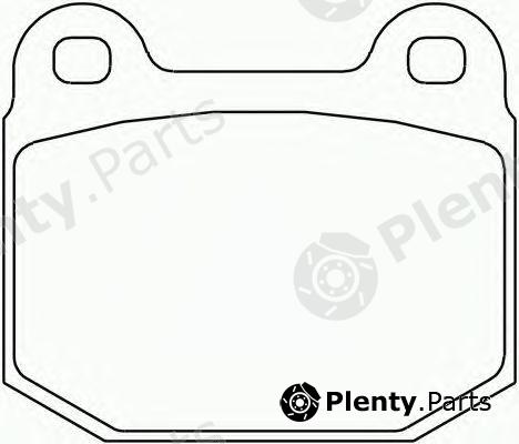  BREMBO part P59004 Brake Pad Set, disc brake