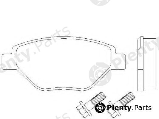  BREMBO part P68031 Brake Pad Set, disc brake