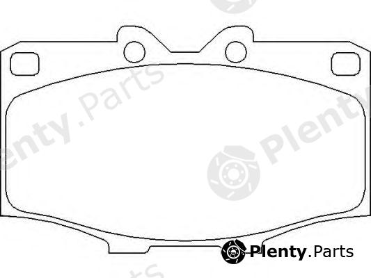  BREMBO part P83006 Brake Pad Set, disc brake
