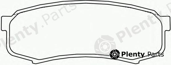  BREMBO part P83024 Brake Pad Set, disc brake