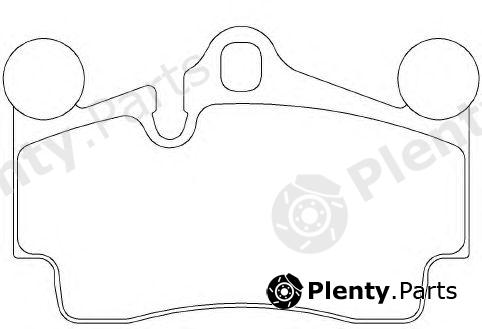  BREMBO part P85070 Brake Pad Set, disc brake