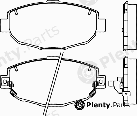  MINTEX part MDB2007 Brake Pad Set, disc brake