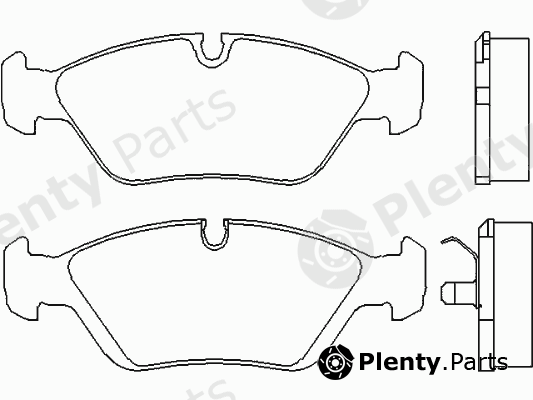  MINTEX part MDB1230 Brake Pad Set, disc brake