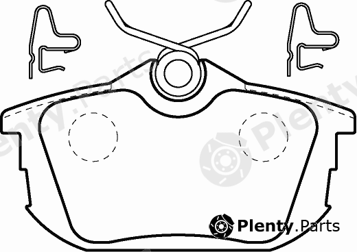  MINTEX part MDB1831 Brake Pad Set, disc brake