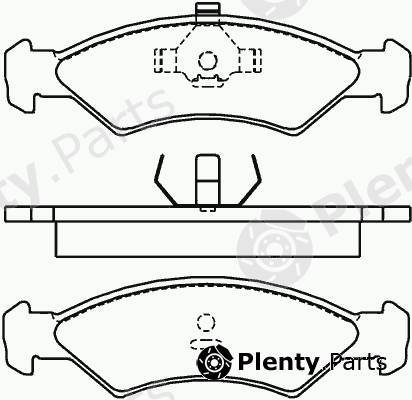 MINTEX part MDB1225 Brake Pad Set, disc brake