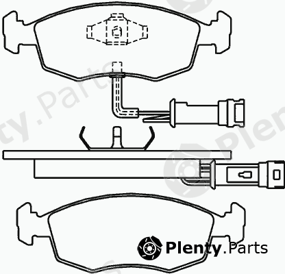  MINTEX part MDB1236 Brake Pad Set, disc brake