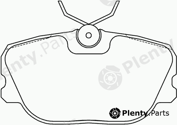  MINTEX part MDB1390 Brake Pad Set, disc brake
