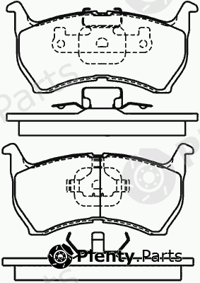  MINTEX part MDB1262 Brake Pad Set, disc brake