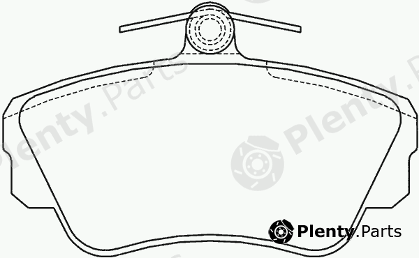  MINTEX part MDB1466 Brake Pad Set, disc brake