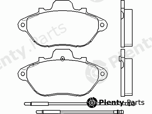  MINTEX part MDB1426 Brake Pad Set, disc brake