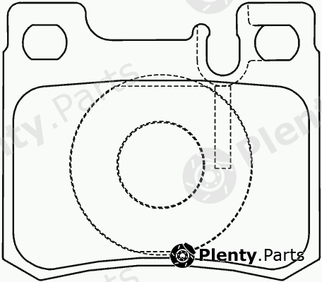  MINTEX part MDB1643 Brake Pad Set, disc brake